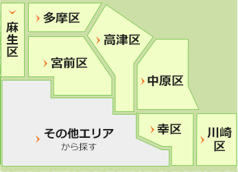 川崎市内エリアマップ